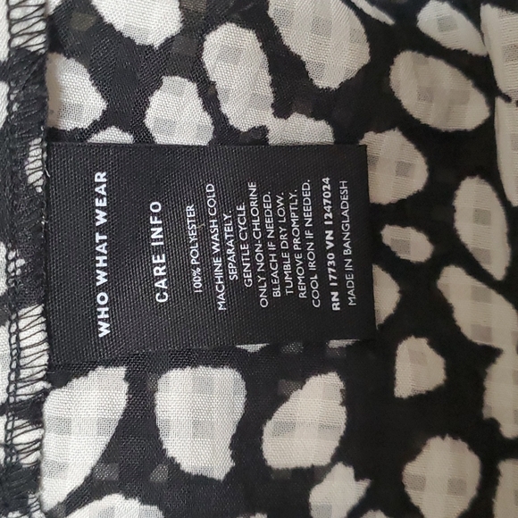 WHO WHAT WEAR Printed Sleeveless M - Picture 6 of 8